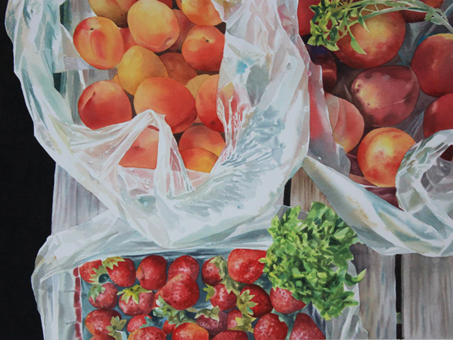 Frutta fresca - 38x56 acquerello su carta