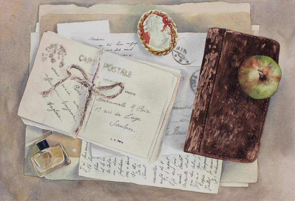 Ricordi Romantici, 35x55, acquerello su carta, 2015